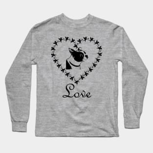 Boston Terrier Love Long Sleeve T-Shirt